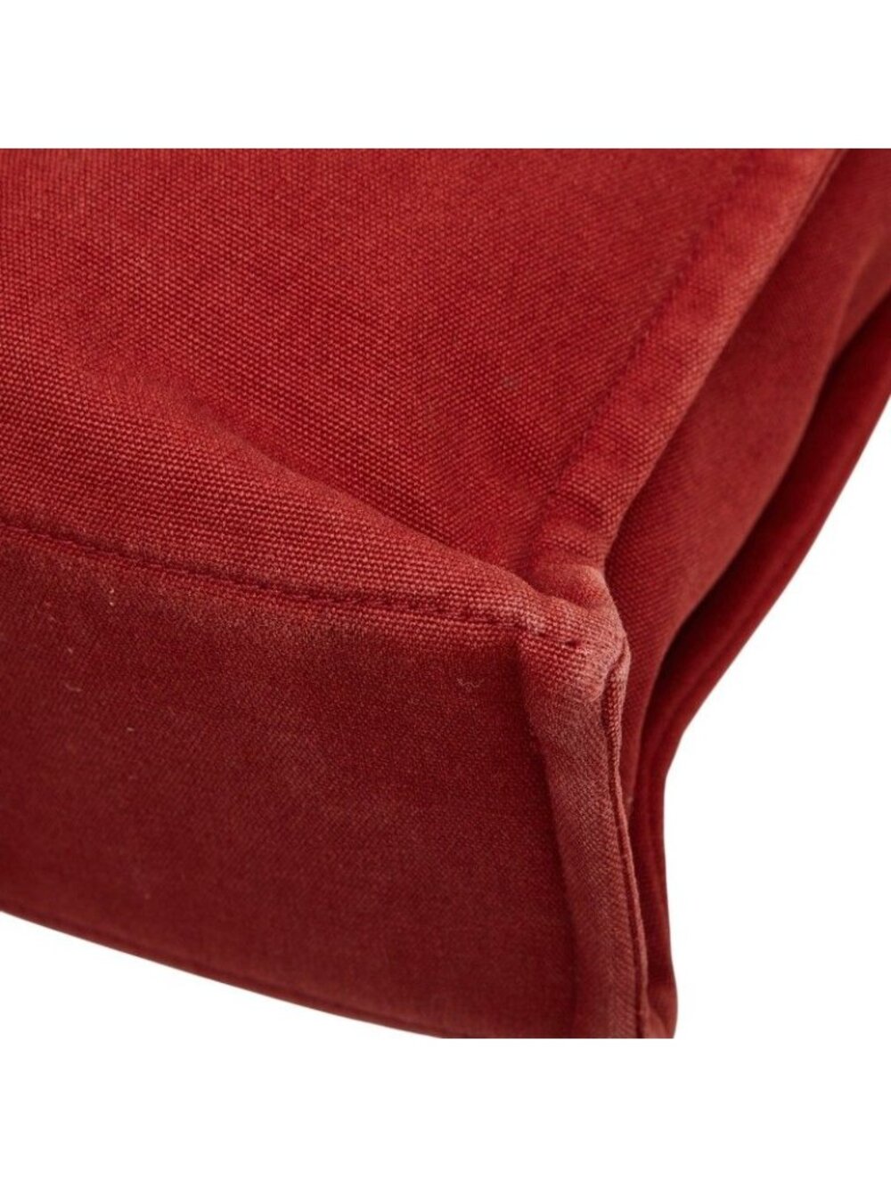 Hermes Fourre Tout MM Tote Red Canvas - Picture 6 of 10